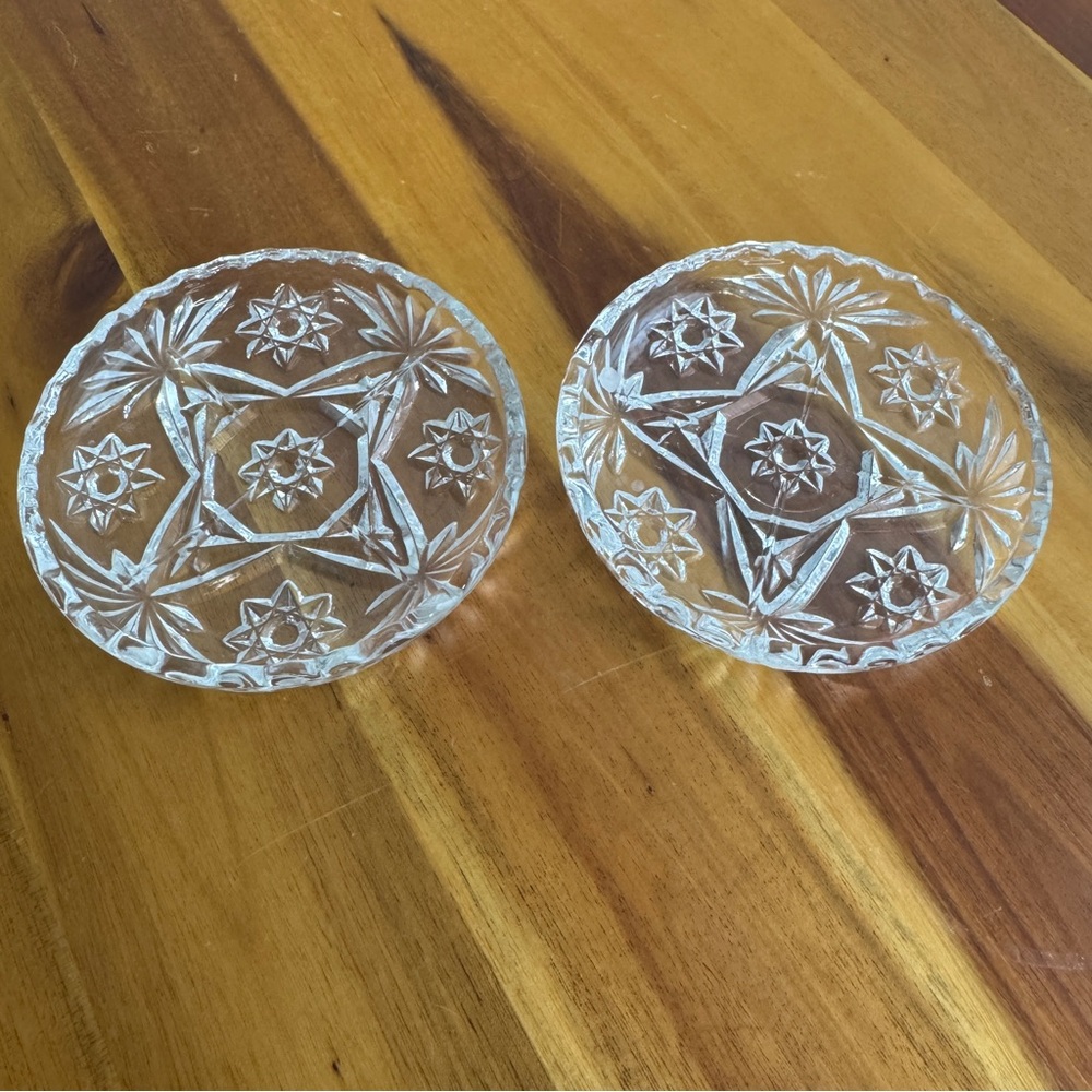 Anchor Hocking EAPG set of 2 coasters